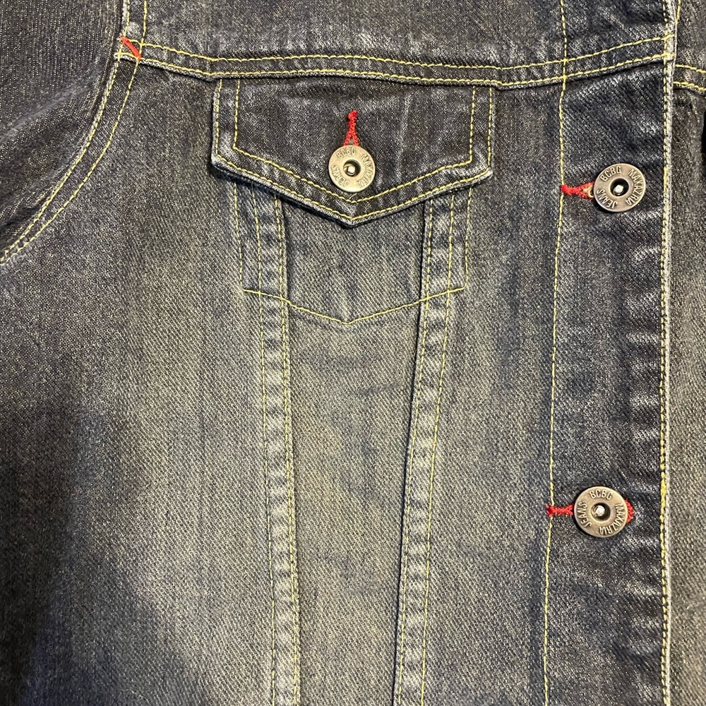 Vintage BCBG Denim Jacket Sz Medium - Picture 4 of 4
